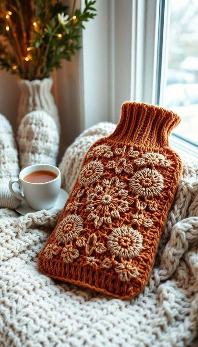 Handmade Crochet Bottle Warmer