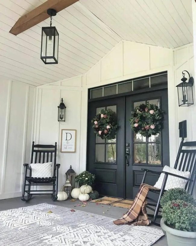 Fall Foliage Porch Wreaths