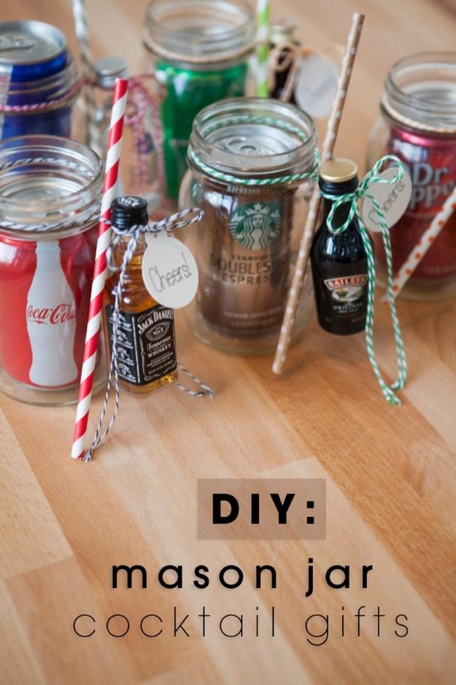 Colorful Straws Mason Jar Beverages