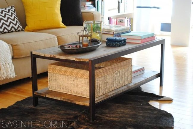 Sunlit Tan Living With Geometric Accents