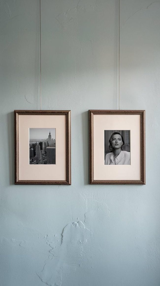 Floating Frames Vintage Wall