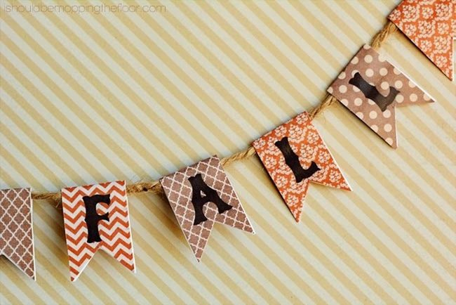 Orange Brown Banners With Black Letters