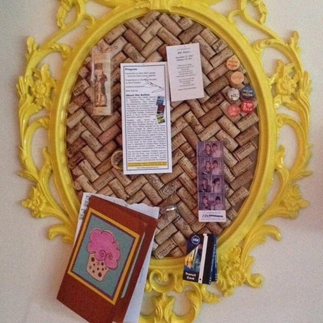 Yellow Frames And Herringbone Cork