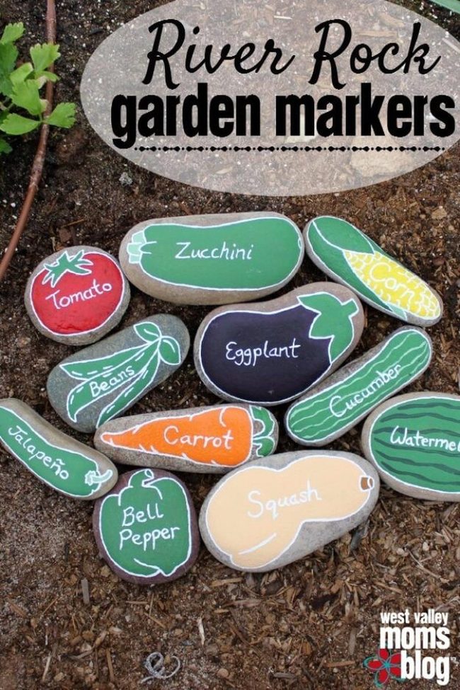 Colorful Stones Guide Your Garden