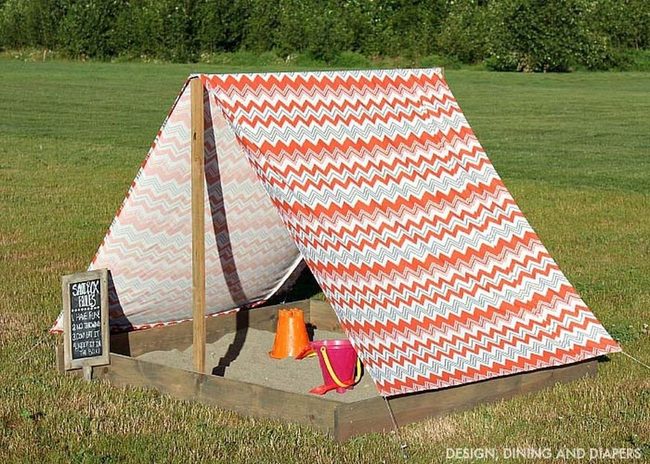 Sand Tent Backyard Hideaway