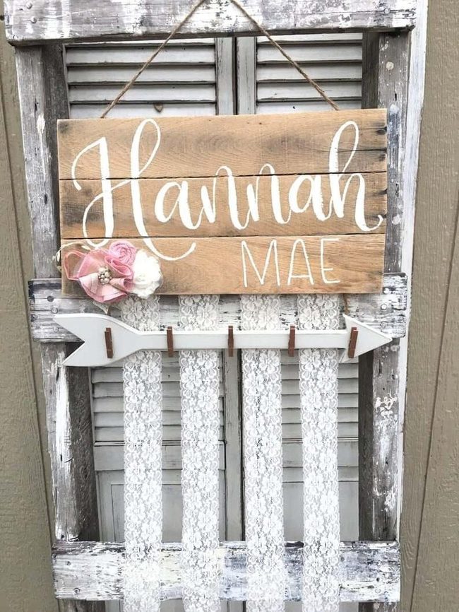 Personalized Baby Name Plaque