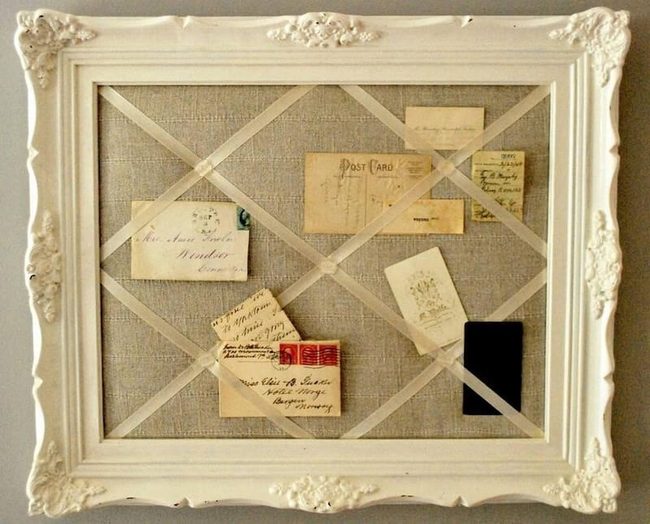 Painted Frames Transform Into Bulletin Boards
