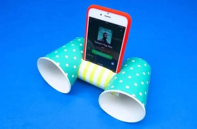 Polka Dot Cup Phone Stand