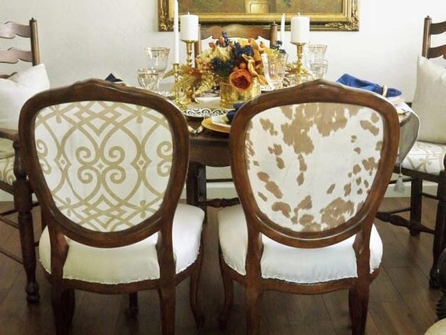 Patterned Chair Back Revival