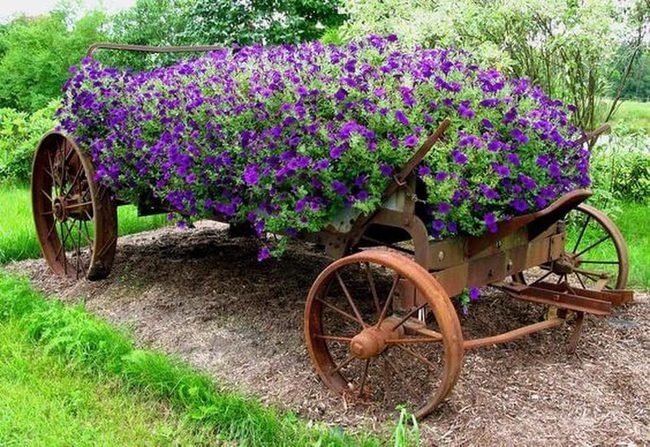 Flower Wagon Garden Statement