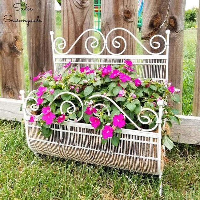 Vintage Planters Burst With Color