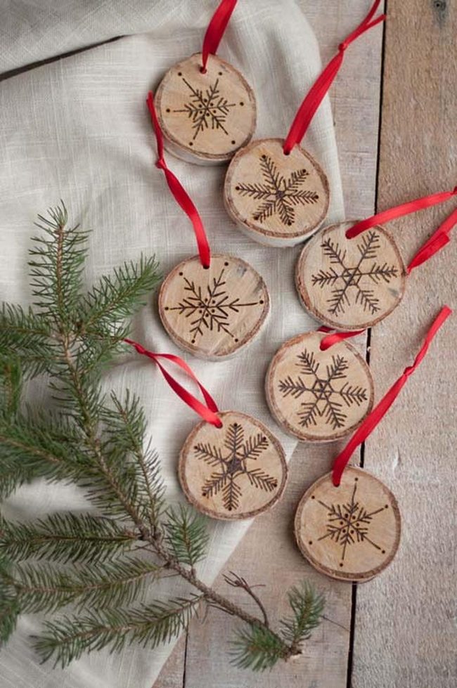 Birch Wood Custom Ornaments