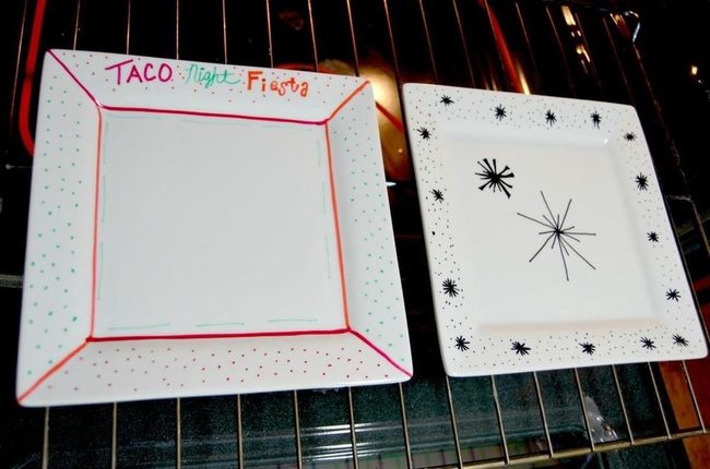 Taco Night Fiesta Ceramic Squares