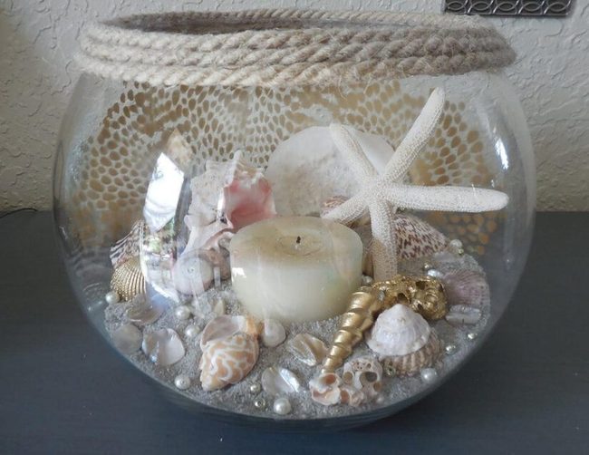 Shells And Sand Candlelit Glow