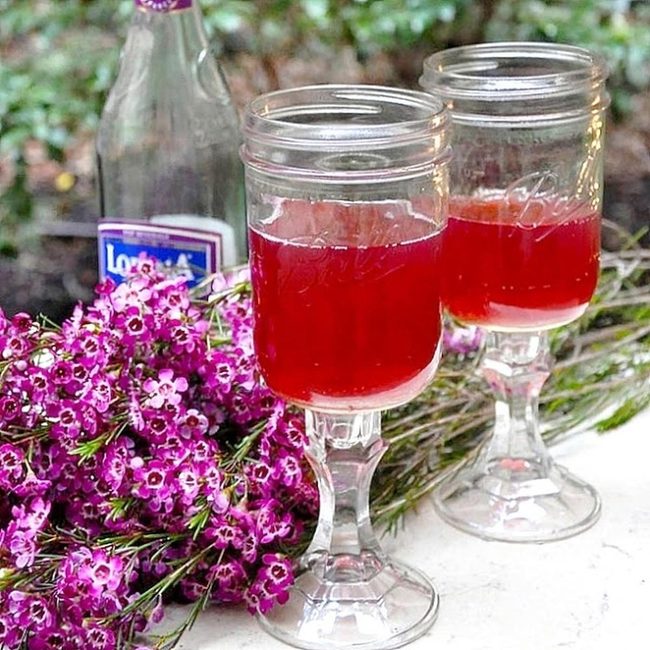 Red Liquid Jewels Summer Drinks