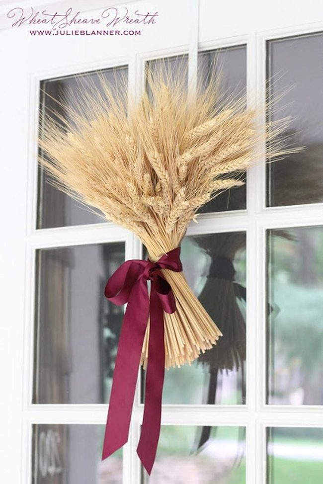 Golden Wheat And Crimson Ribbon