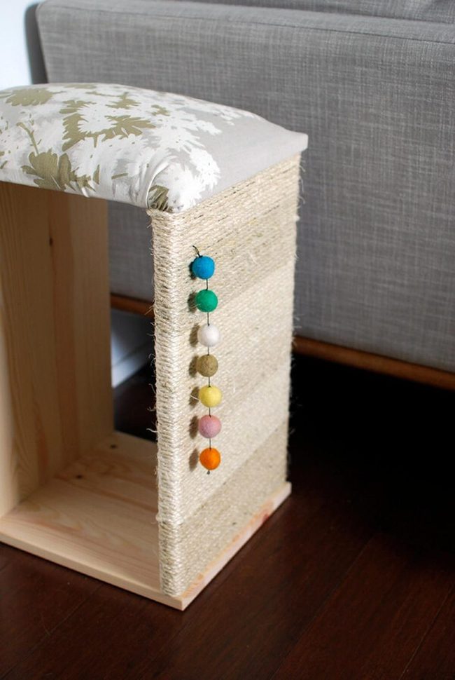 Cardboard Scratcher Saves Furniture