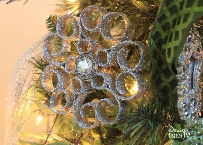 Glittery Toilet Paper Flowers