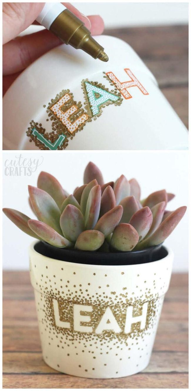 Kids' Names In Clay