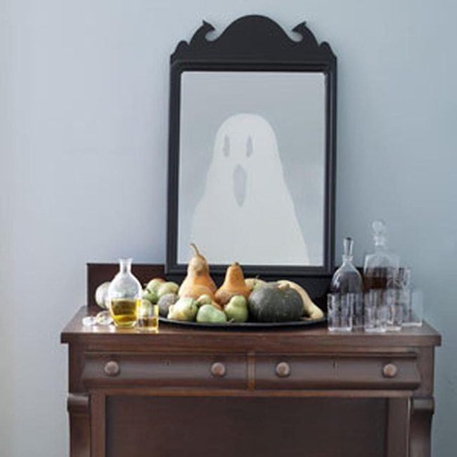 Black Trays With Fresh Pears And Apples