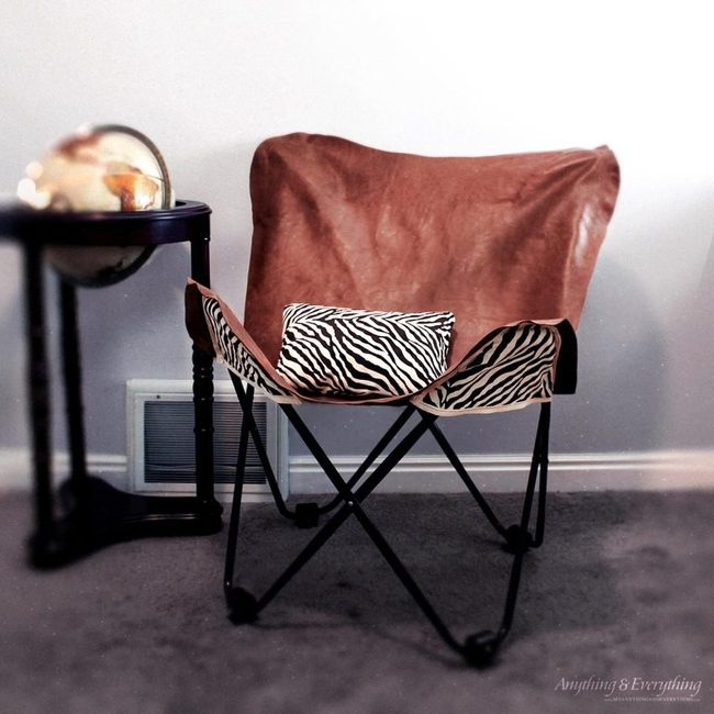 Black Leather Chair Zebra Energy