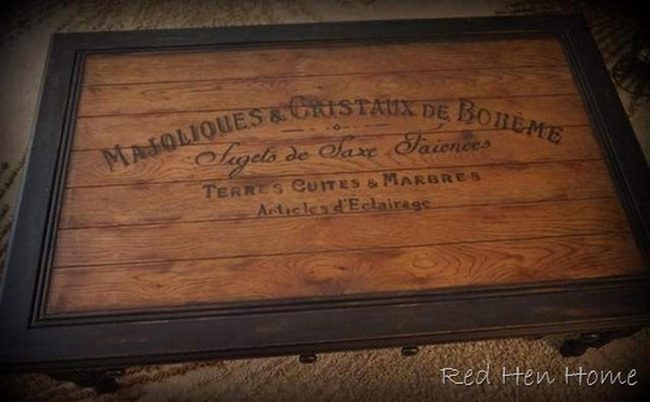 Honey Wood Grain French Storage