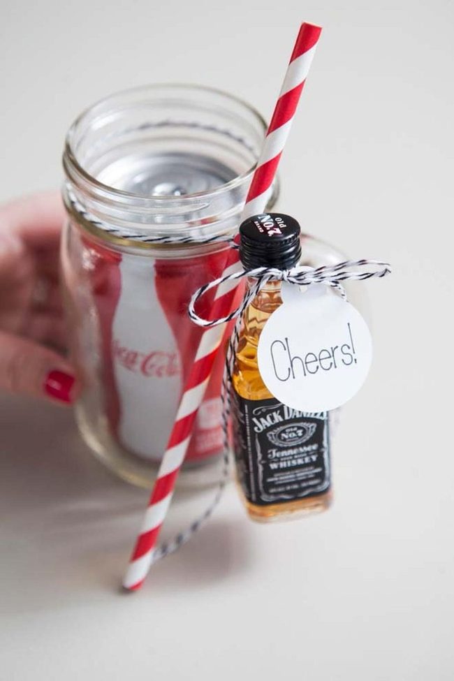 Mason Jar Cocktail Kit With Handwritten Recipe