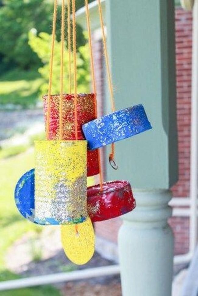 Glitter Cans With Tinkling Chimes