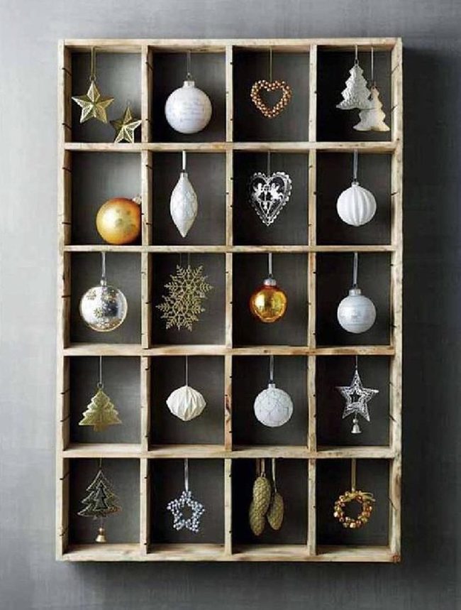 Gold And Silver Ornaments On Wood