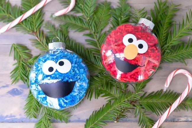 Sesame Street Glass Ornaments Nostalgia