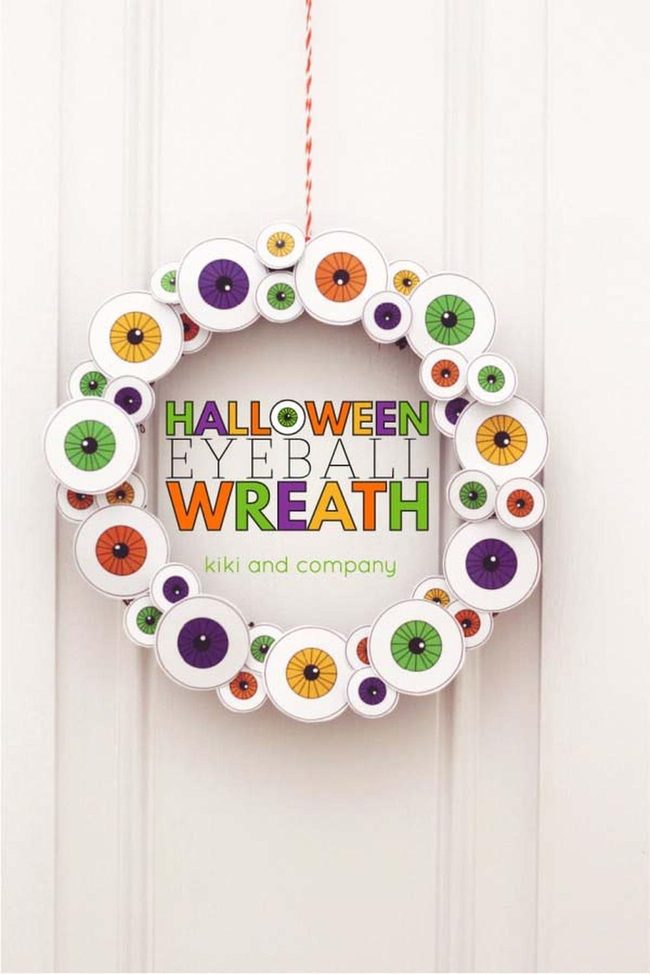 Eyeballs On Your Door Wreath
