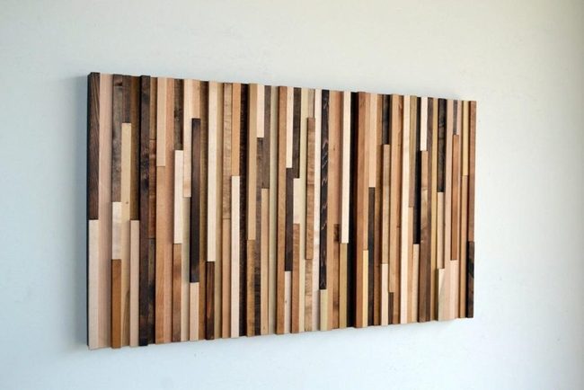 Layered Wood Tones Statement