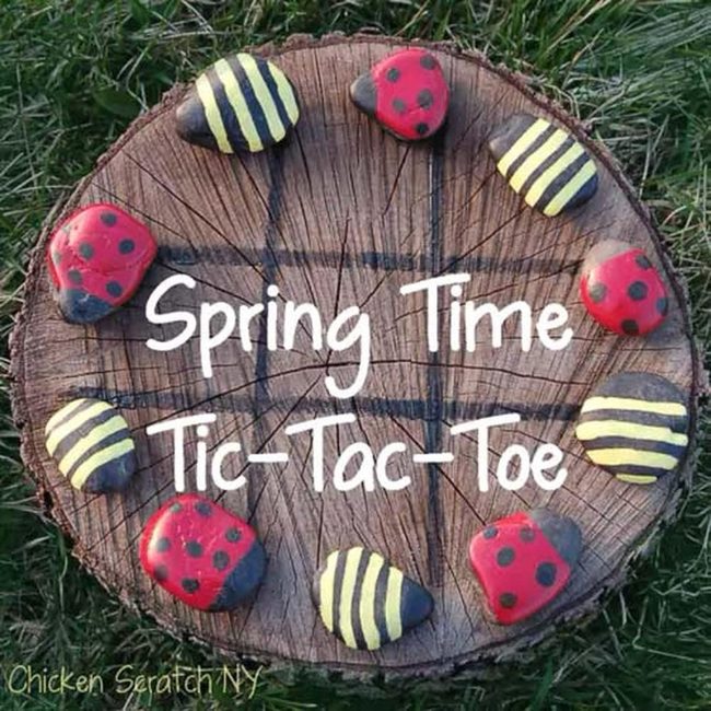 Painted Rocks Garden Games
