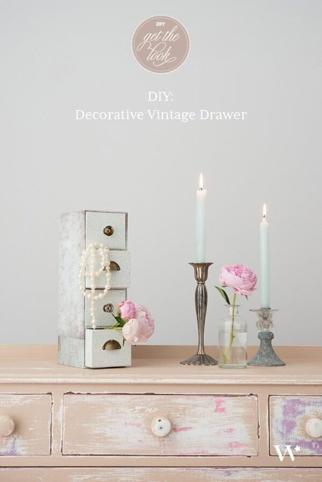 Pearl-Adorned Drawer Tower Blooms