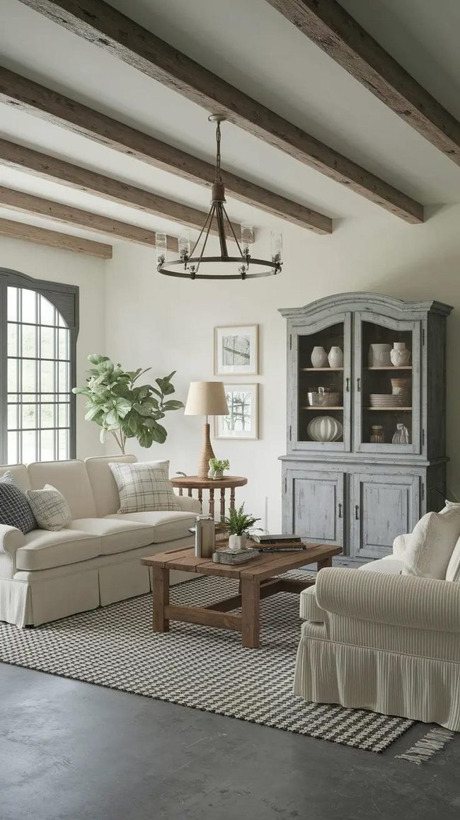 Acid-Washed Concrete Farmhouse Foundation