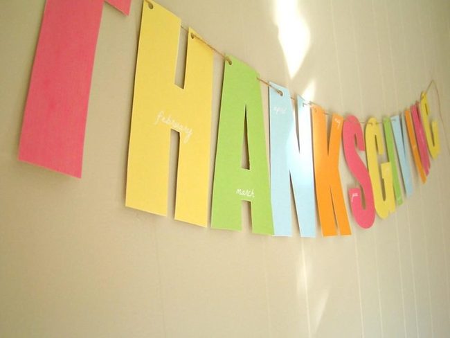 Handmade Paper Letters Bring Color