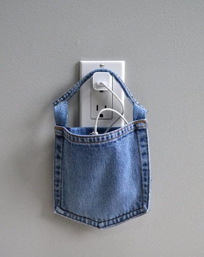 Denim Pocket Phone Stand