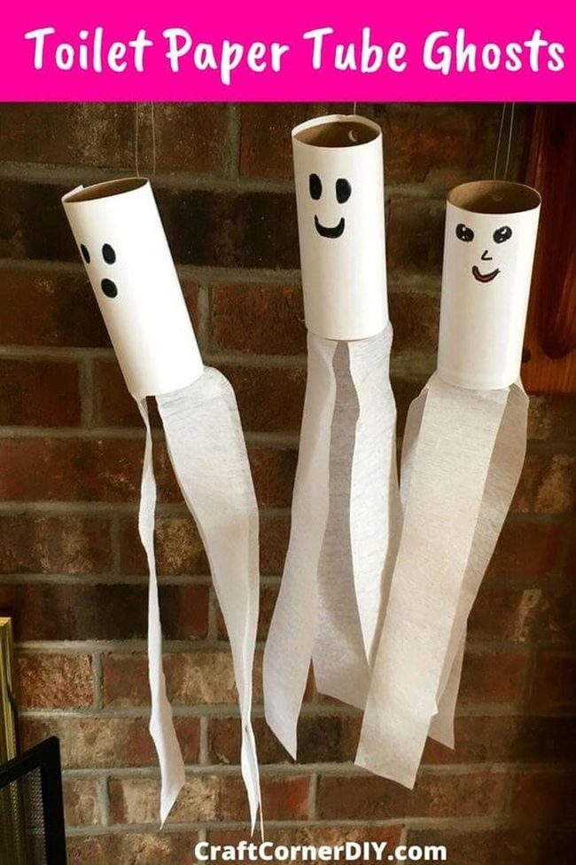White Tissue Paper Ghosts
