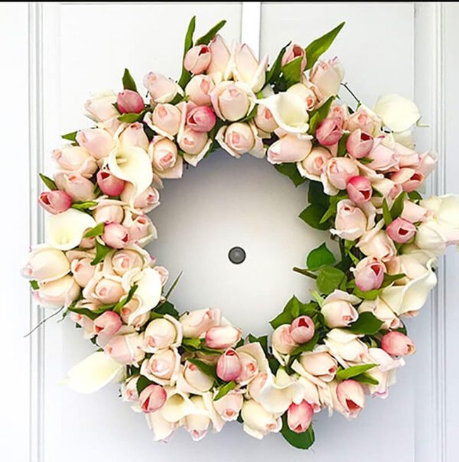 Pink Rosebuds With Layered Leaves