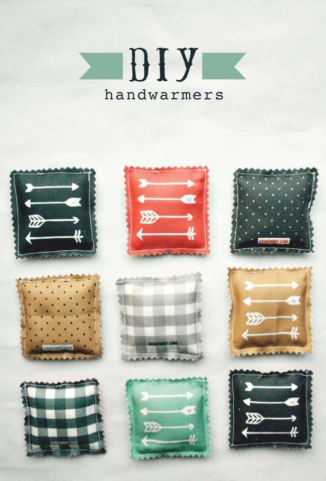 Personalized Fabric Hand Warmers
