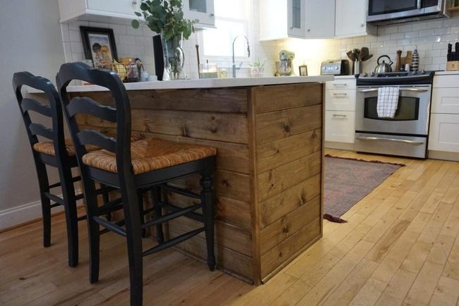 Dark Wood Kitchen With Natural Character