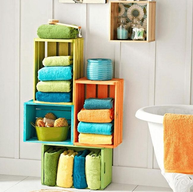 Bright Towels Pop Against White