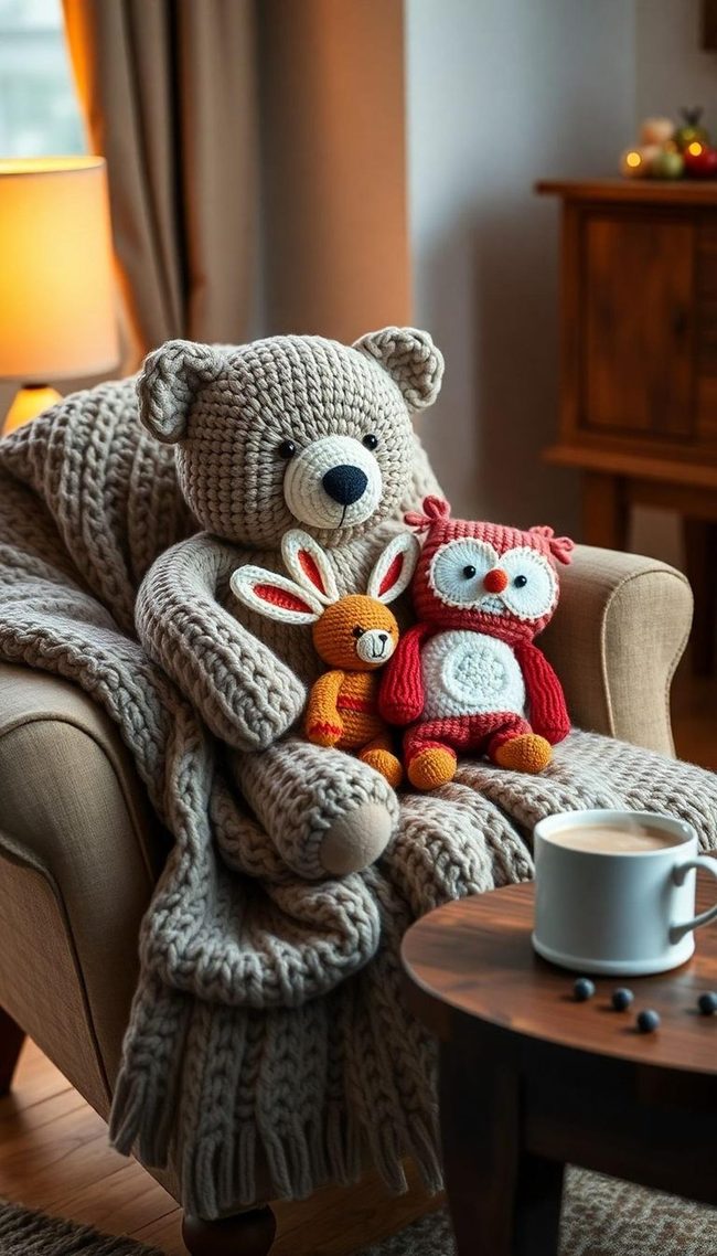 Soft Yarn Stuffed Friends