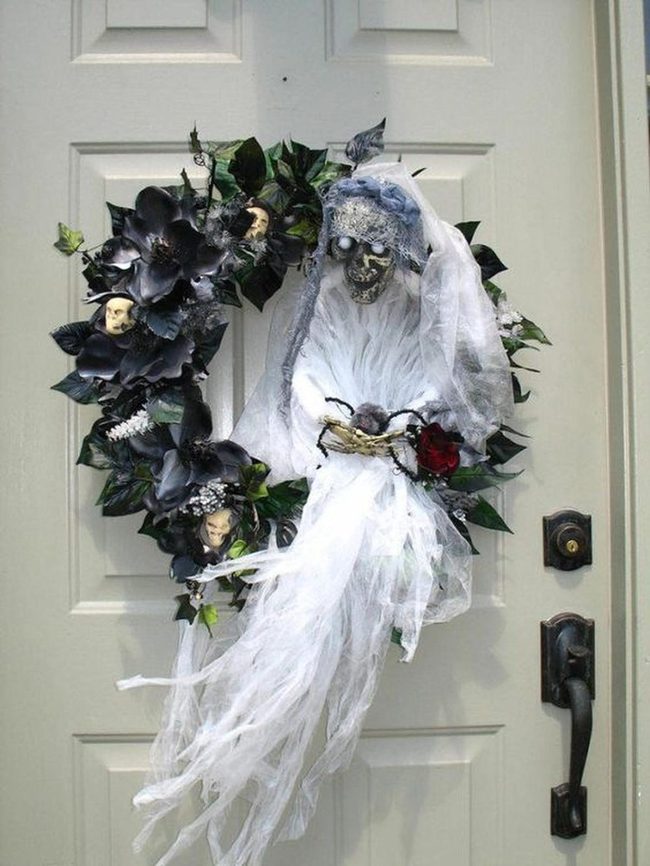 Ghost With Rose And Spider