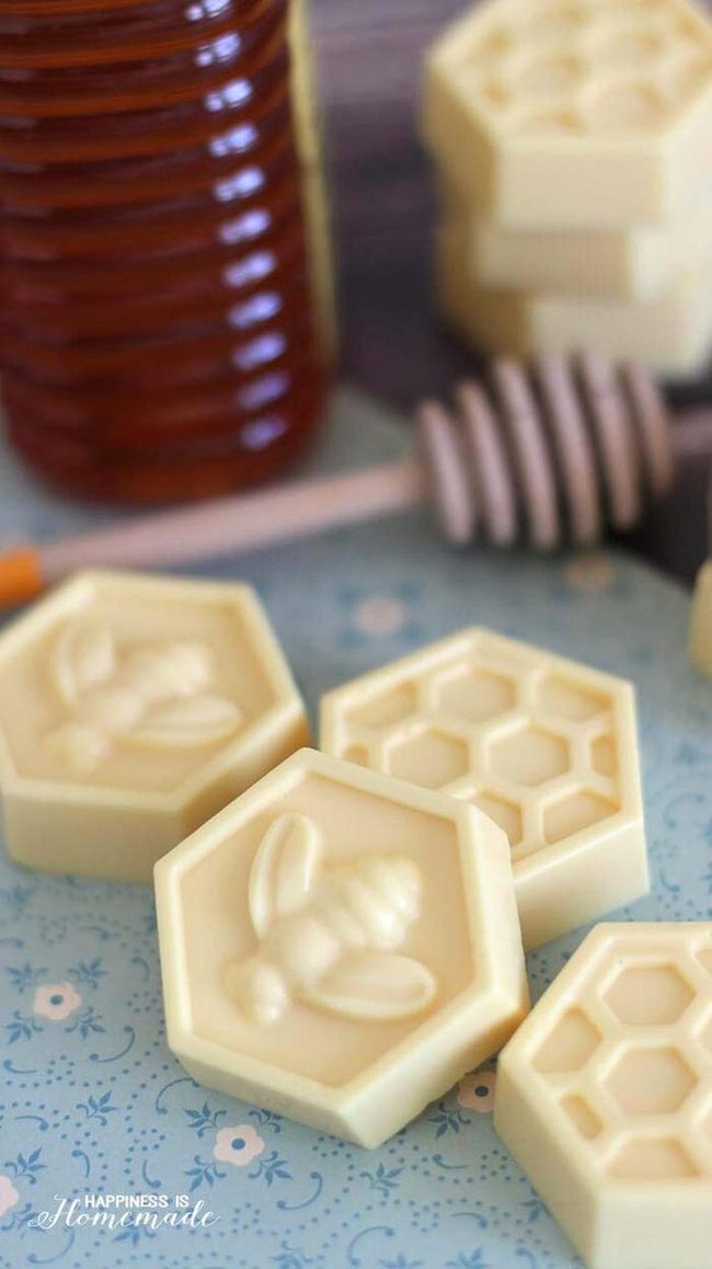 Homemade Milk Honey Hand Soap