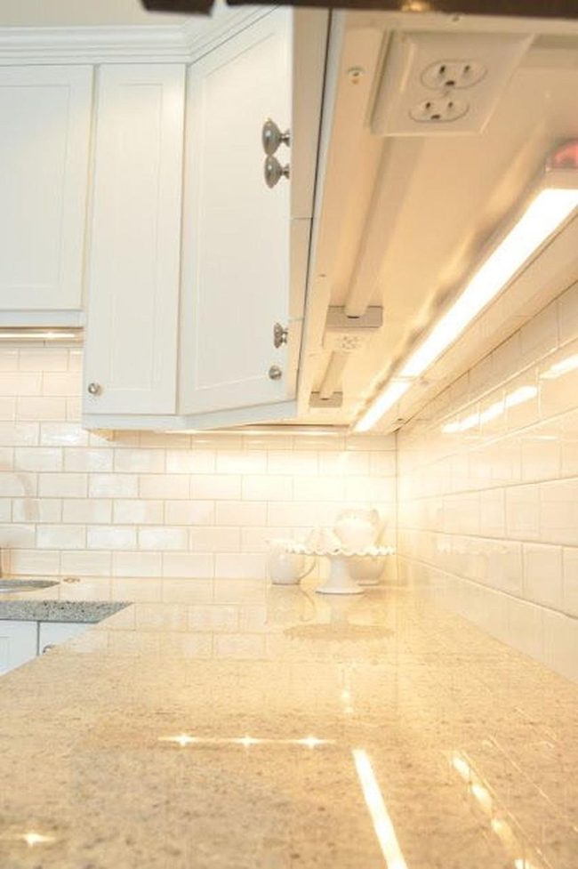 Hidden Cord Kitchen Organization