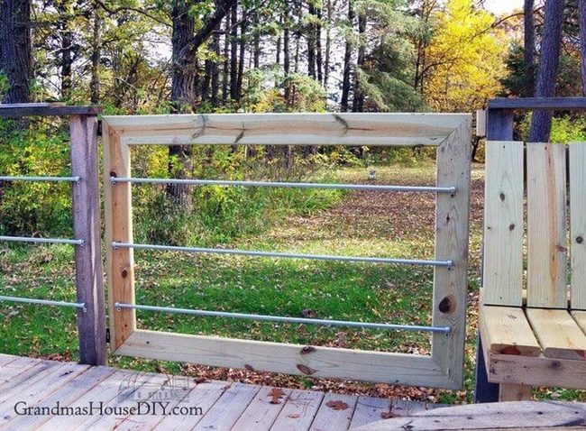 Low Wood Deck Gate