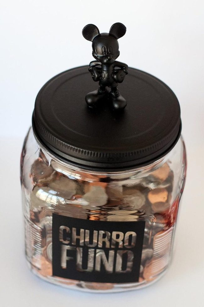 Disney Character Mason Jar Storage