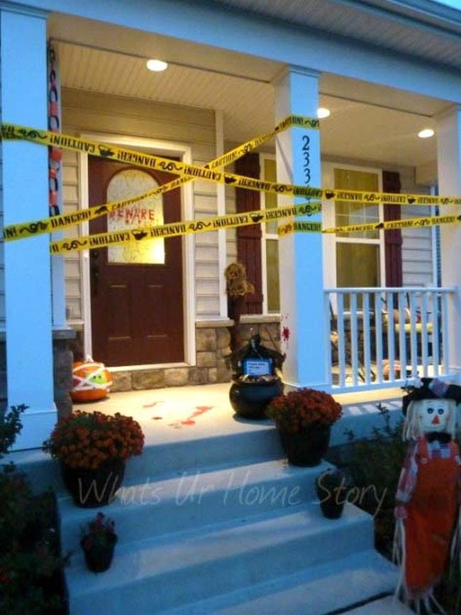 Yellow And Black Crime Scene Tape