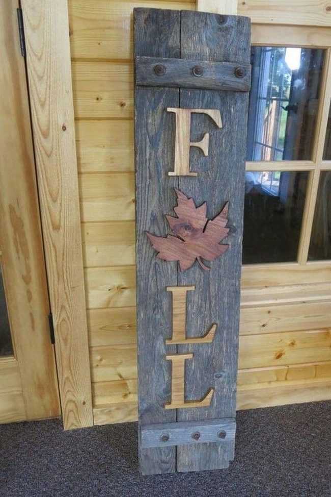 Autumn Grain Wood Letters